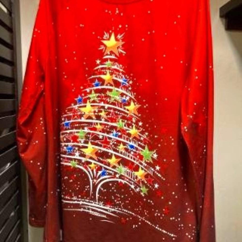 Christmas Womens Top Size M